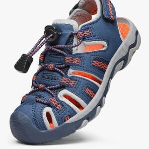 Stylish Blue and Orange Kids' Sandals